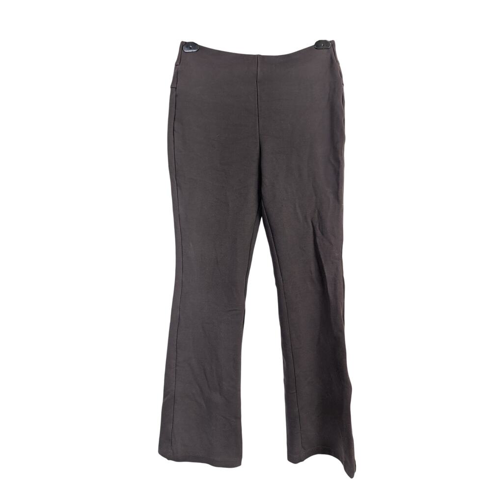 Soft Surroundings Bootcut Trousers Womens Small Brown Office Stretch Pull On